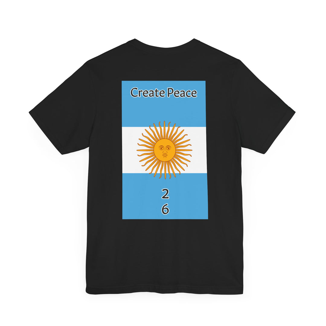 Create Peace 26 Unisex short sleeve Jersey