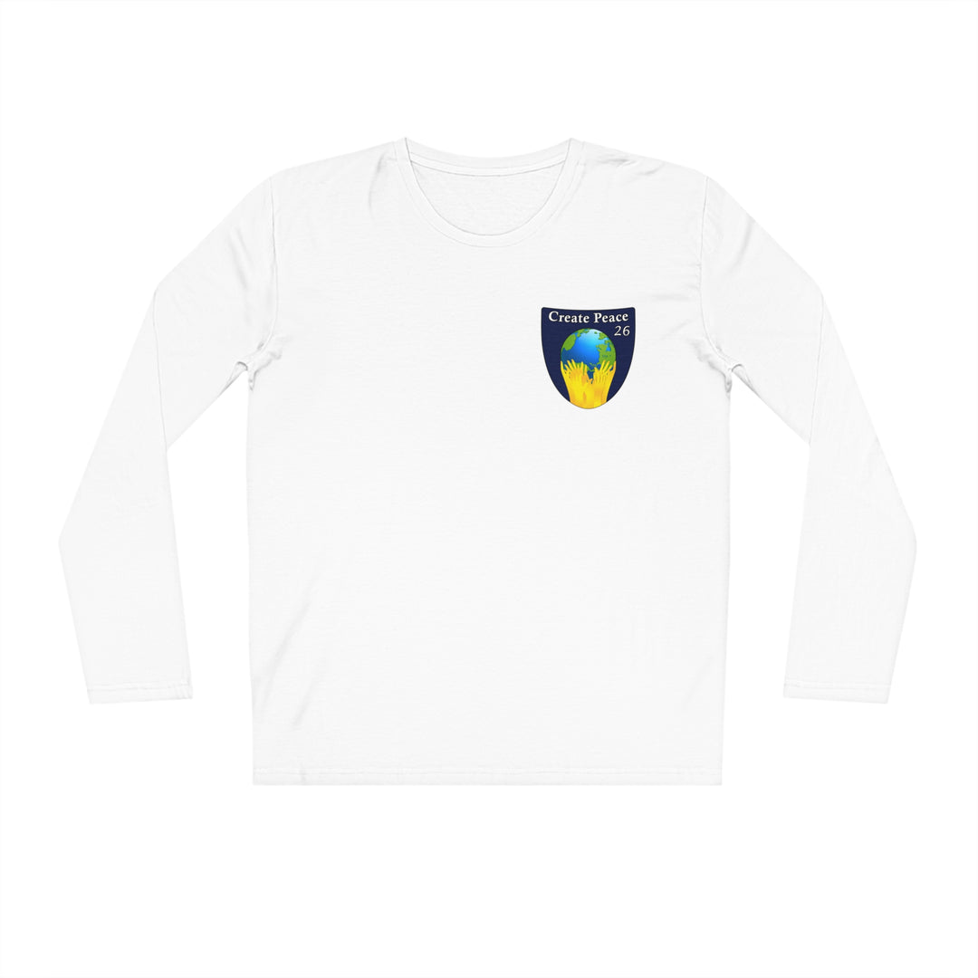 Create Peace 26 Organic 100% Cotton Long Sleeve Shirt
