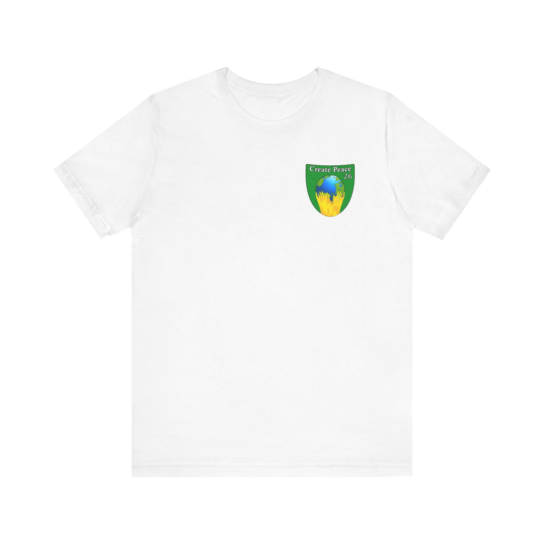 Create Peace 26 Unisex short sleeve Jersey