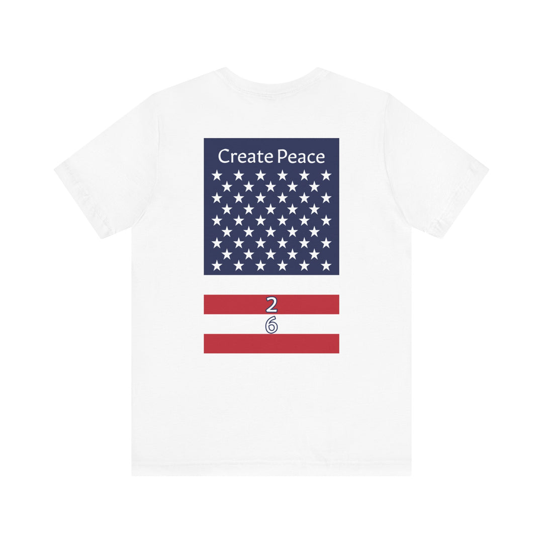 Create Peace 26 Unisex Short Sleeve Jersey