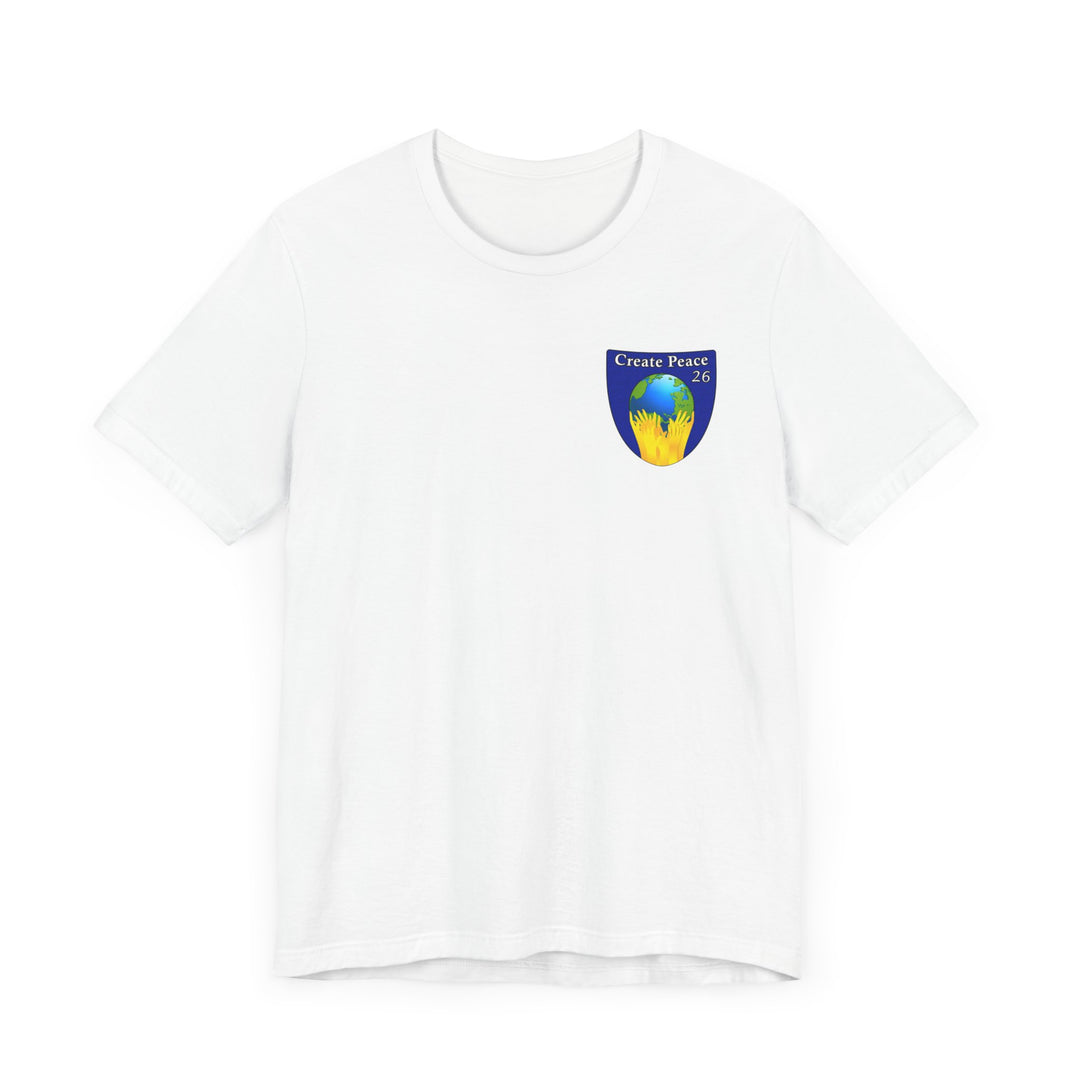 Create Peace 26  Unisex Short Sleeve Jersey