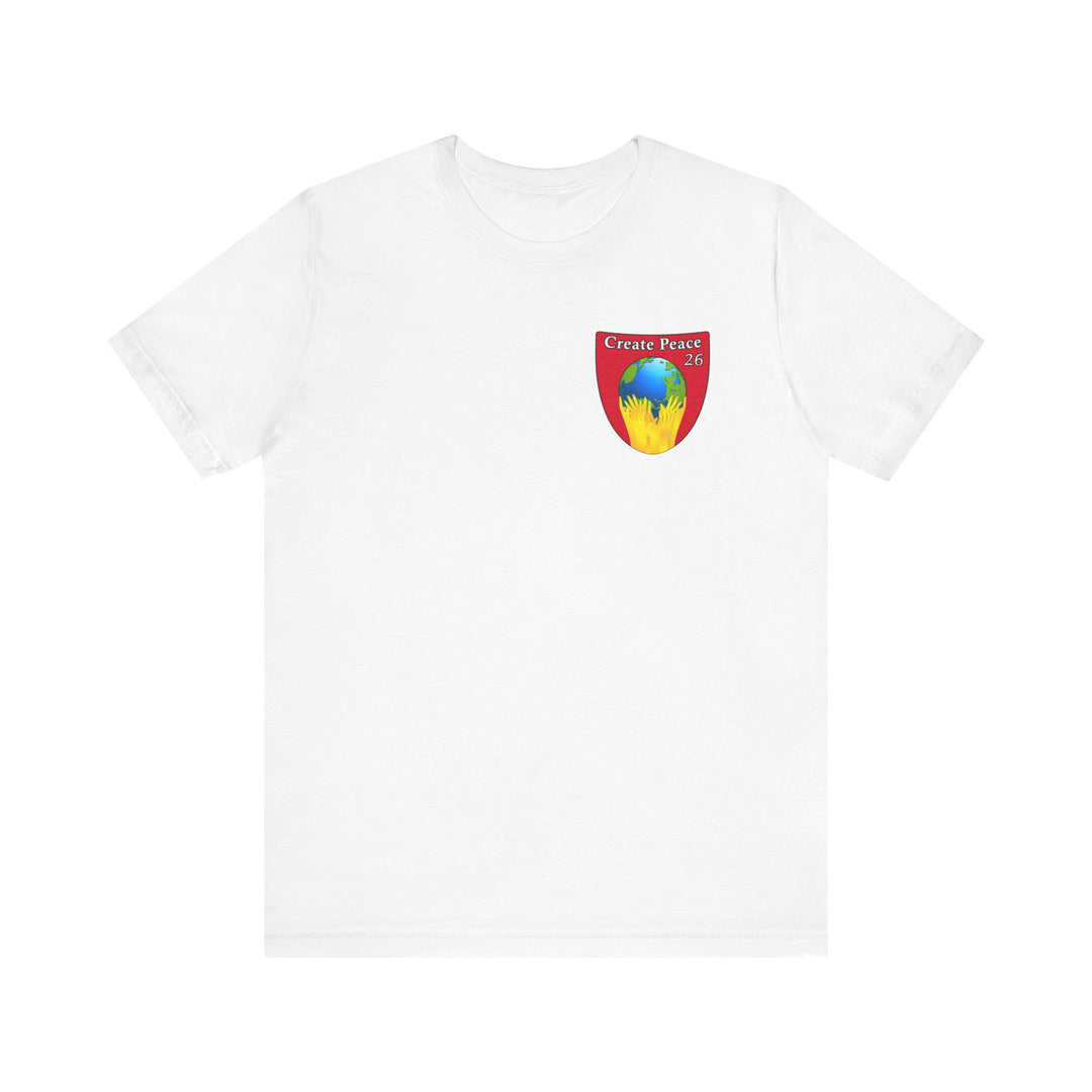 Create Peace 26 Unisex Short Sleeve Jersey