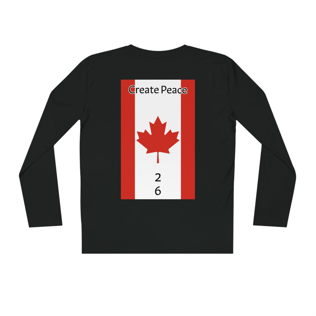 Create Peace 26 Organic 100% Cotton Sparker Long Sleeve Shirt