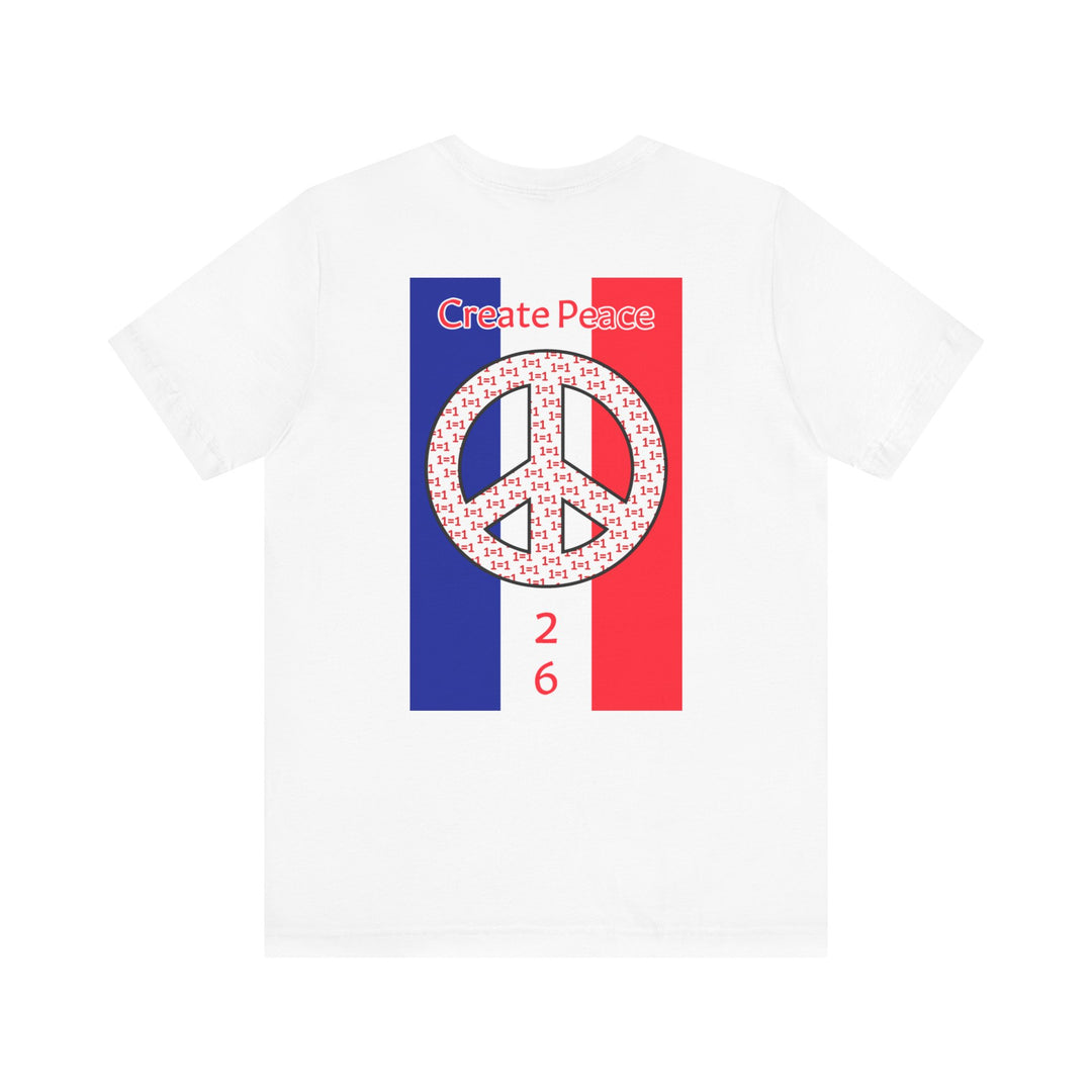 Create Peace 26  Unisex Short Sleeve Jersey