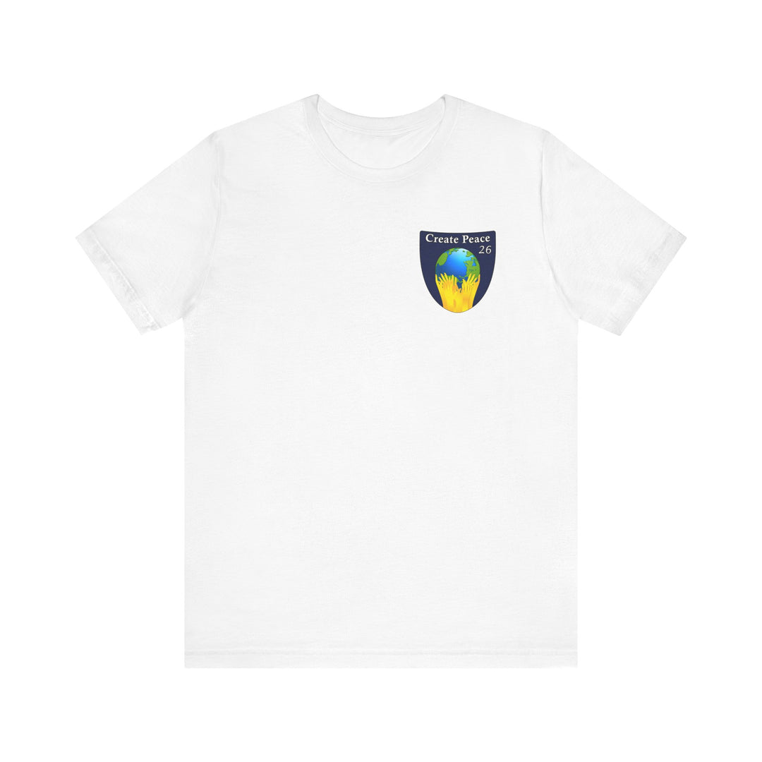 Create Peace 26 Unisex Short Sleeve Jersey