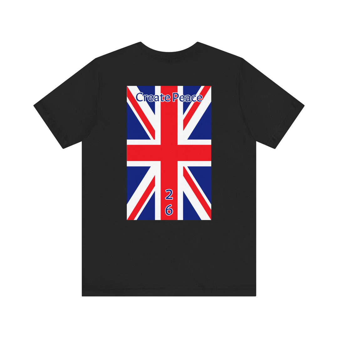 Create Peace 26 Unisex short sleeve Jersey