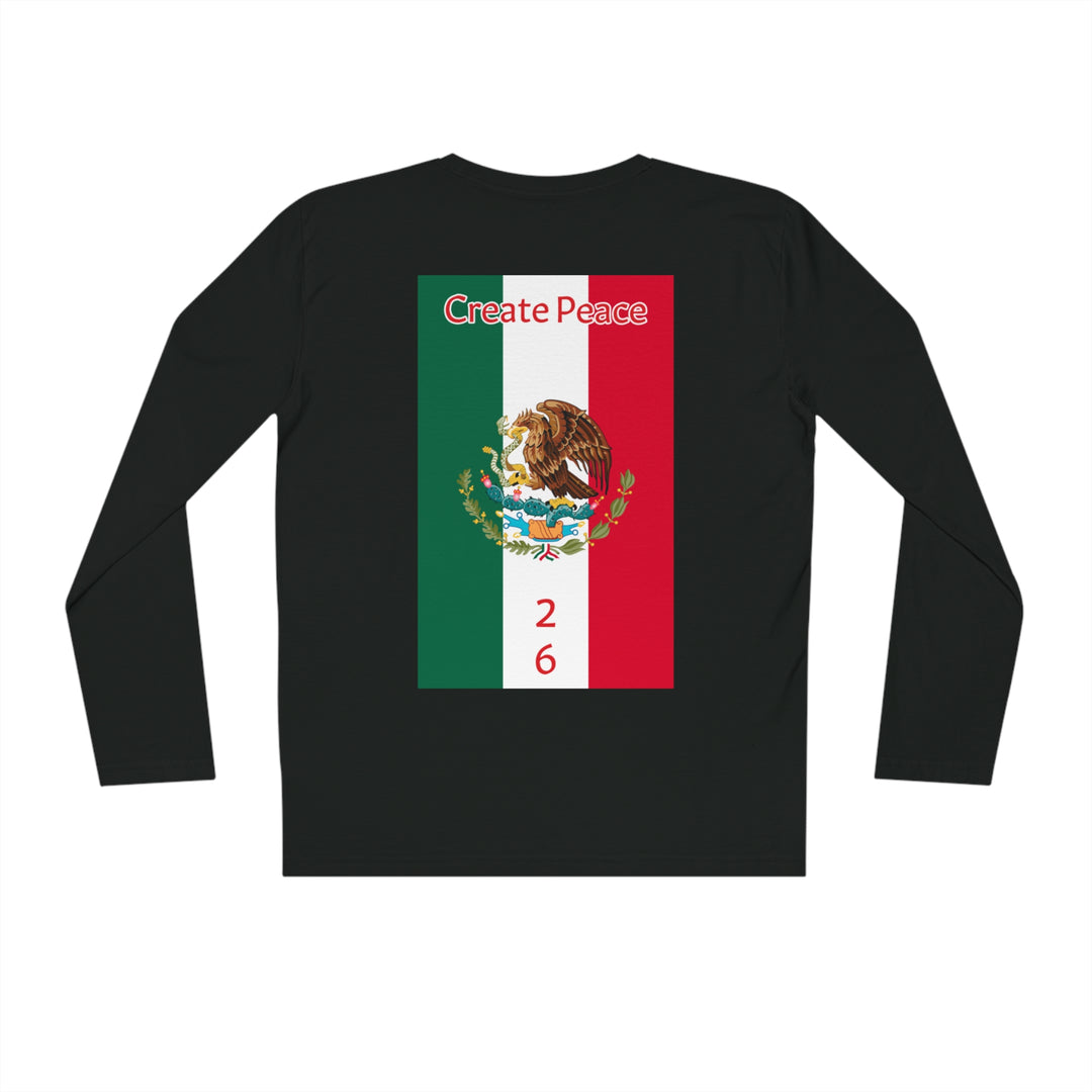 Create Peace 26 Organic 100% Cotton Sparker Long Sleeve Shirt