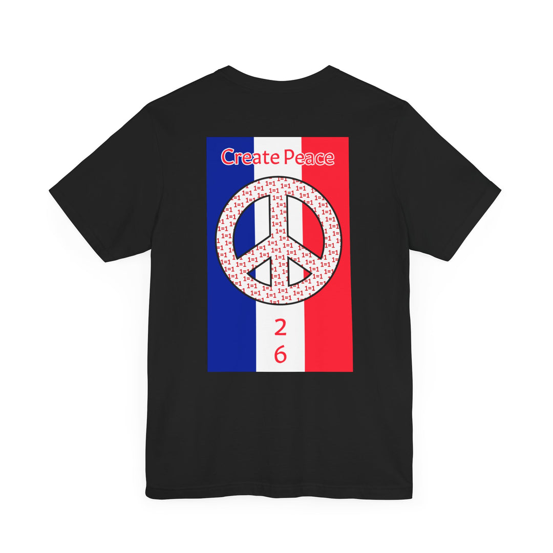 Create Peace 26  Unisex Short Sleeve Jersey
