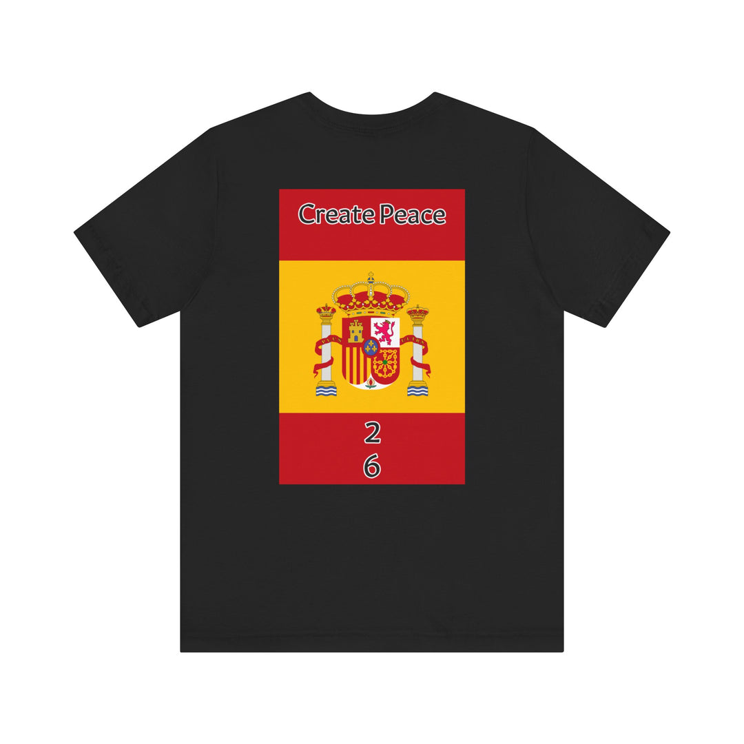Create Peace 26 Unisex Short Sleeve Jersey