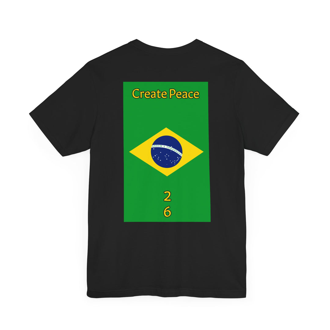 Create Peace 26 Unisex Short Sleeve Jersey