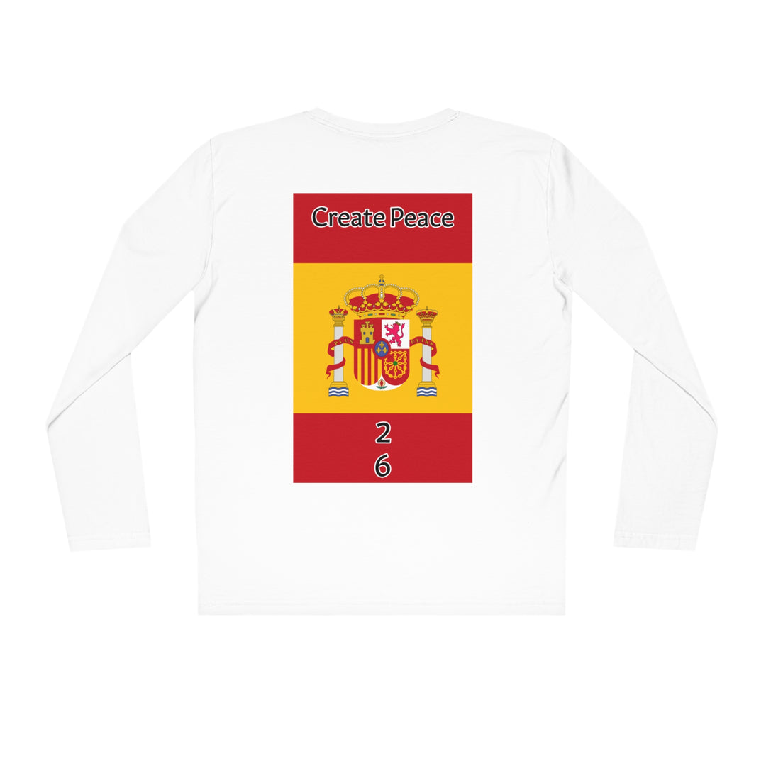 Create Peace 26 Organic 100% Cotton Long Sleeve Shirt