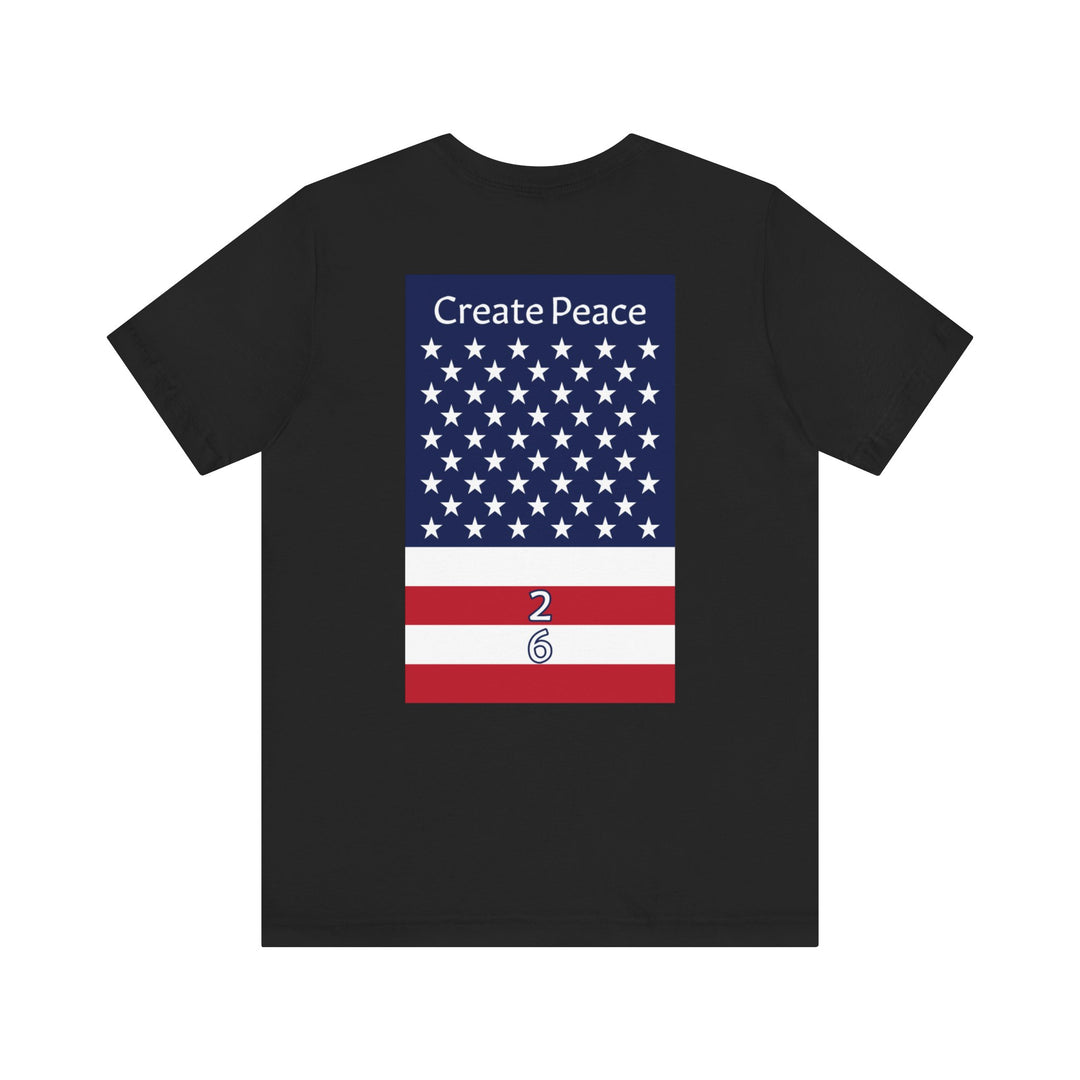 Create Peace 26 Unisex Short Sleeve Jersey