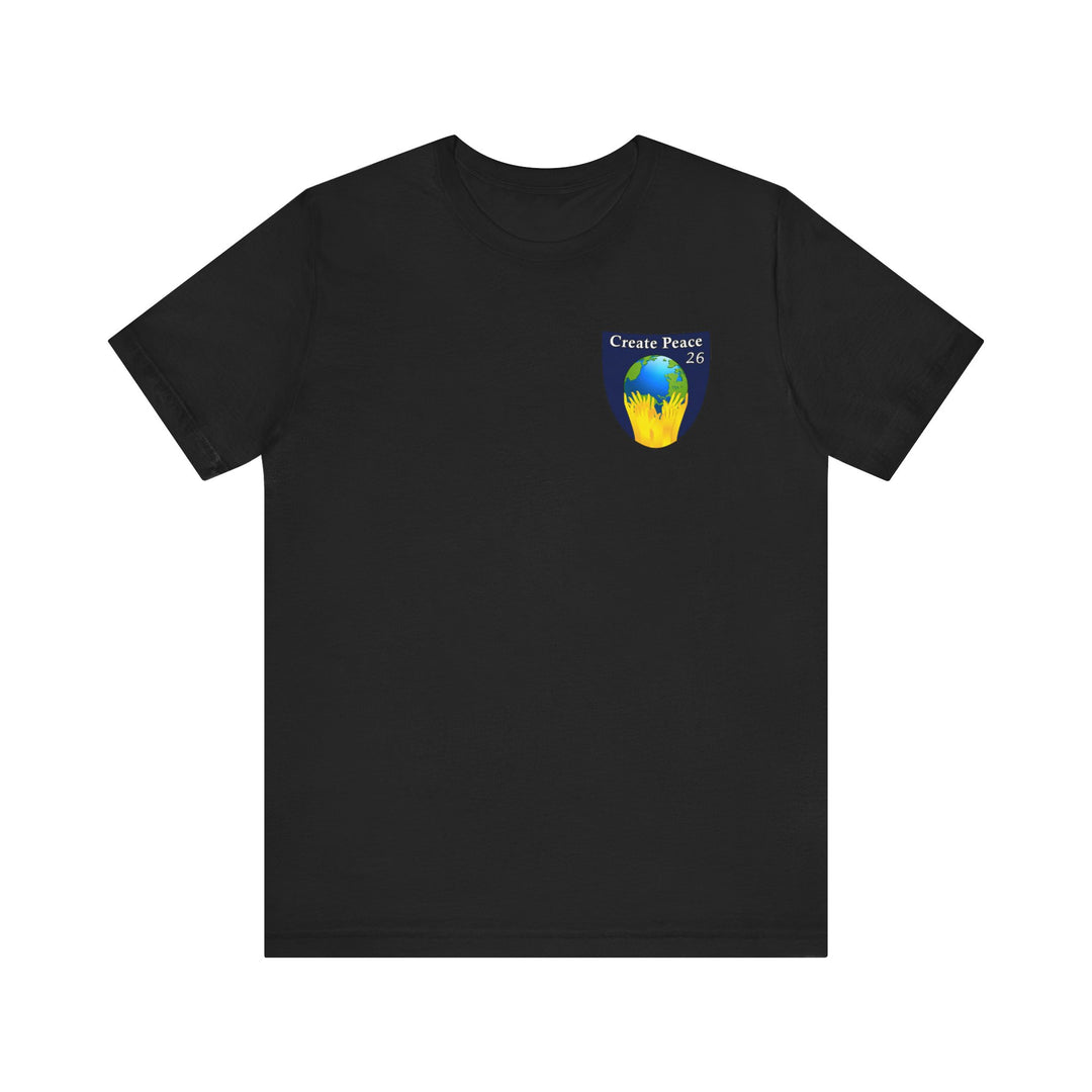 Create Peace 26 Unisex Short Sleeve Jersey
