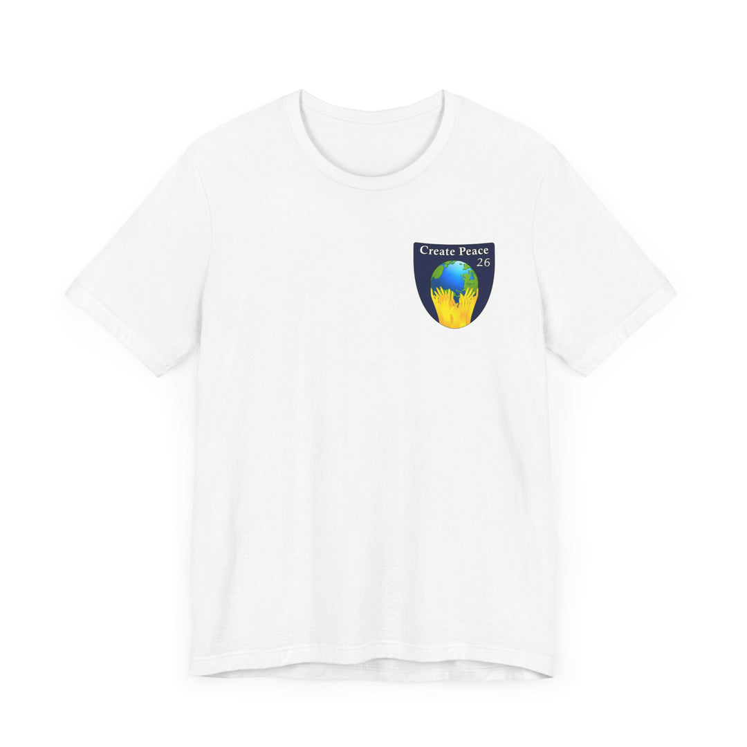 Create Peace 26 Unisex Short Sleeve Jersey