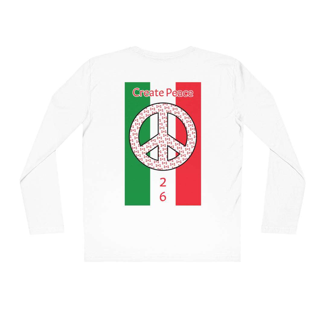 Create Peace Organic 100% Sparker Long Sleeve Shirt