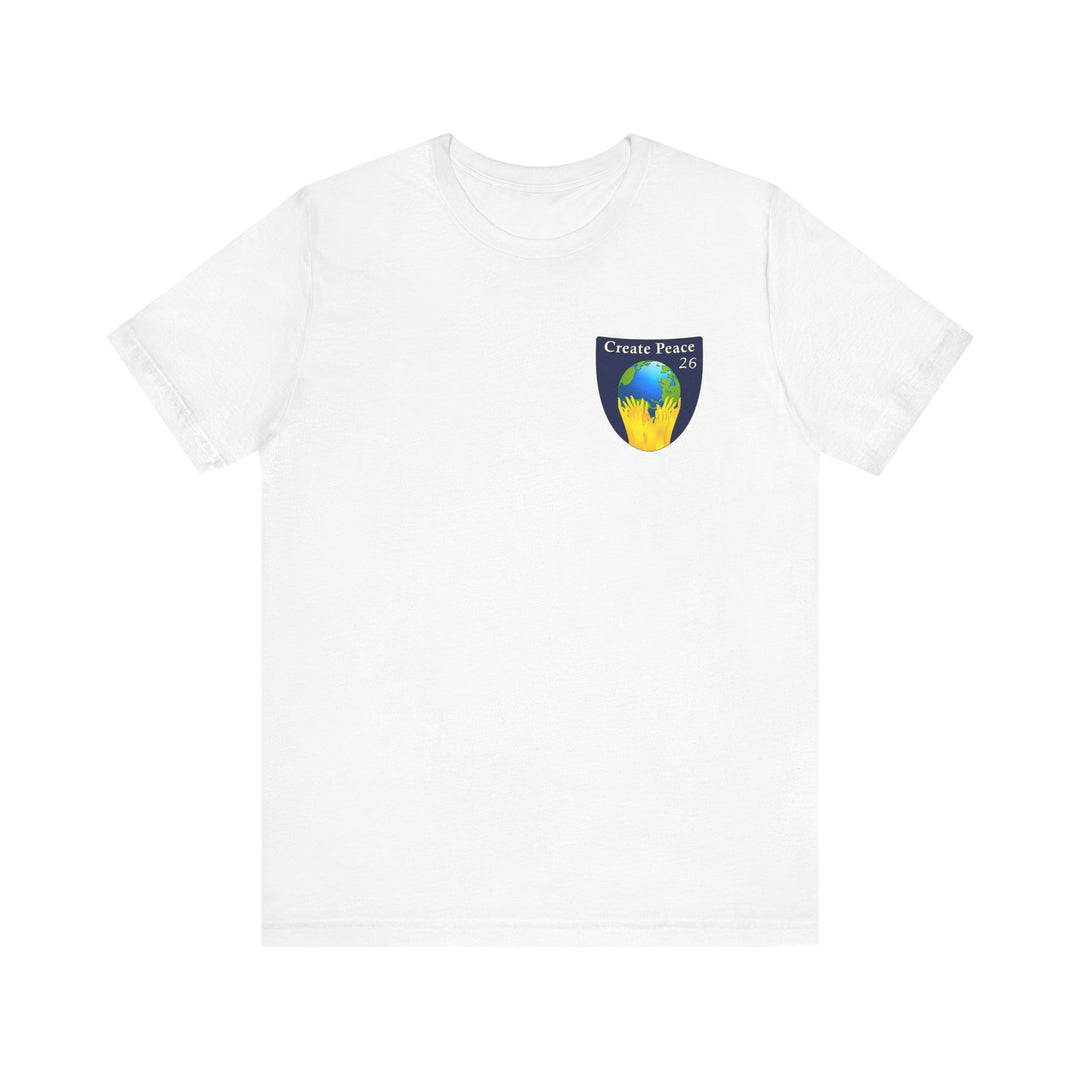 Create Peace 26 Unisex Short Sleeve Jersey
