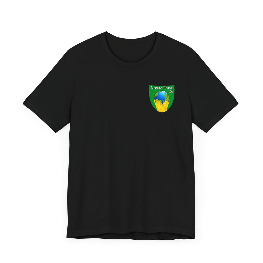 Create Peace 26 Unisex short sleeve Jersey