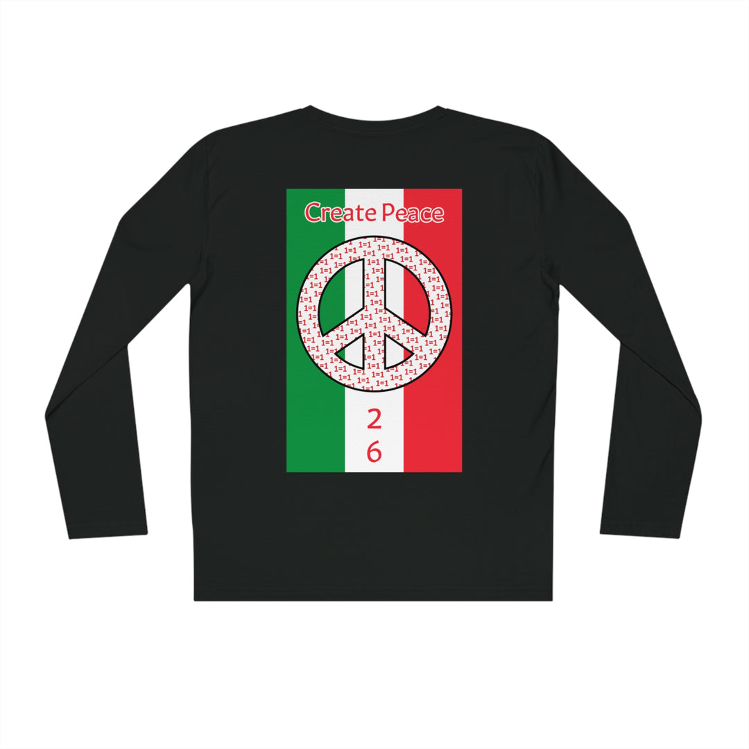 Create Peace Organic 100% Sparker Long Sleeve Shirt