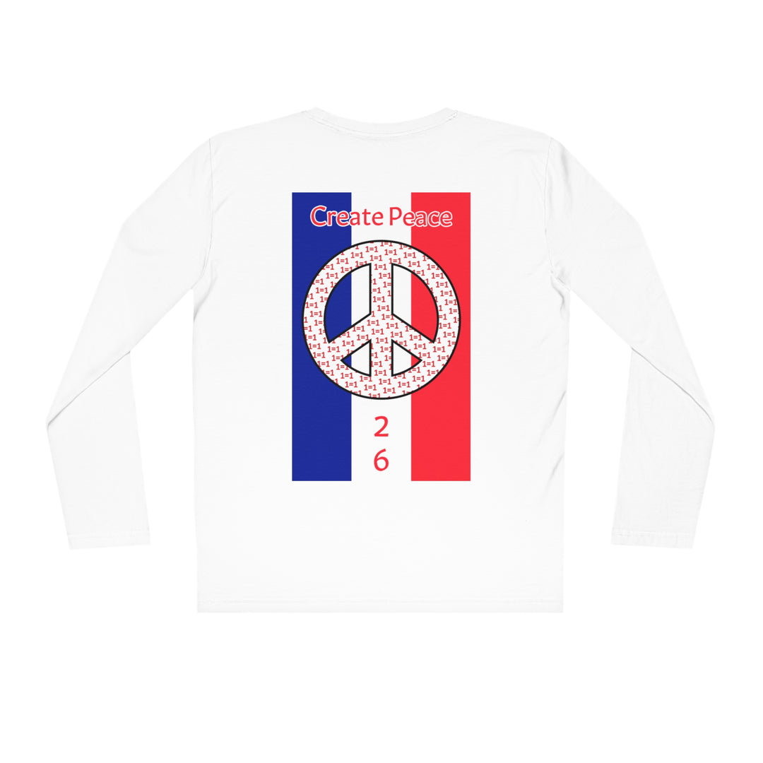 Create Peace 26 Organic 100% Cotton Sparker Long Sleeve Shirt