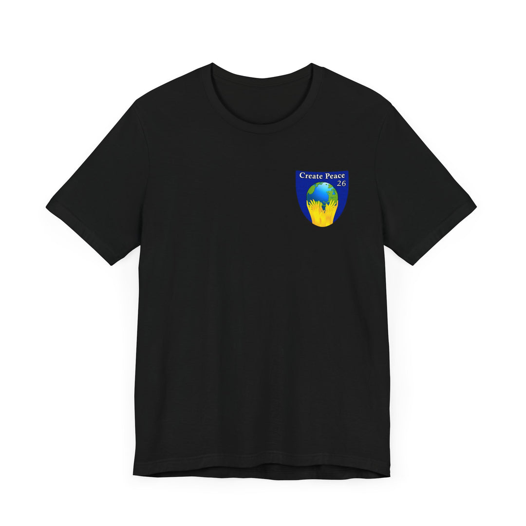 Create Peace 26  Unisex Short Sleeve Jersey