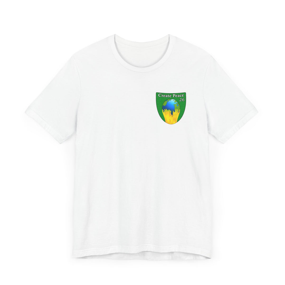 Create Peace 26 Unisex Short Sleeve Jersey