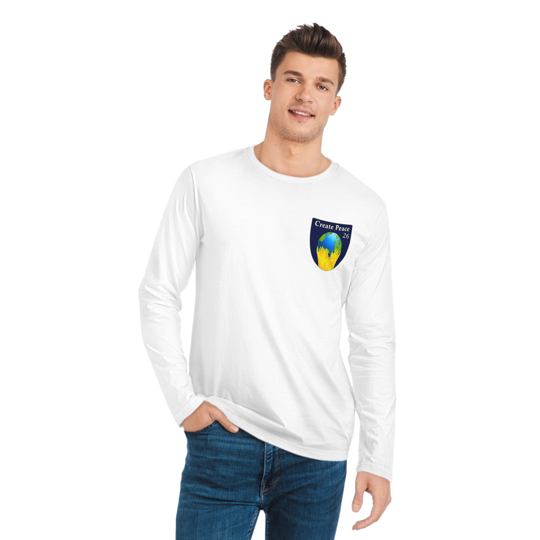 Create Peace 26 Organic 100% Cotton Long Sleeve Shirt