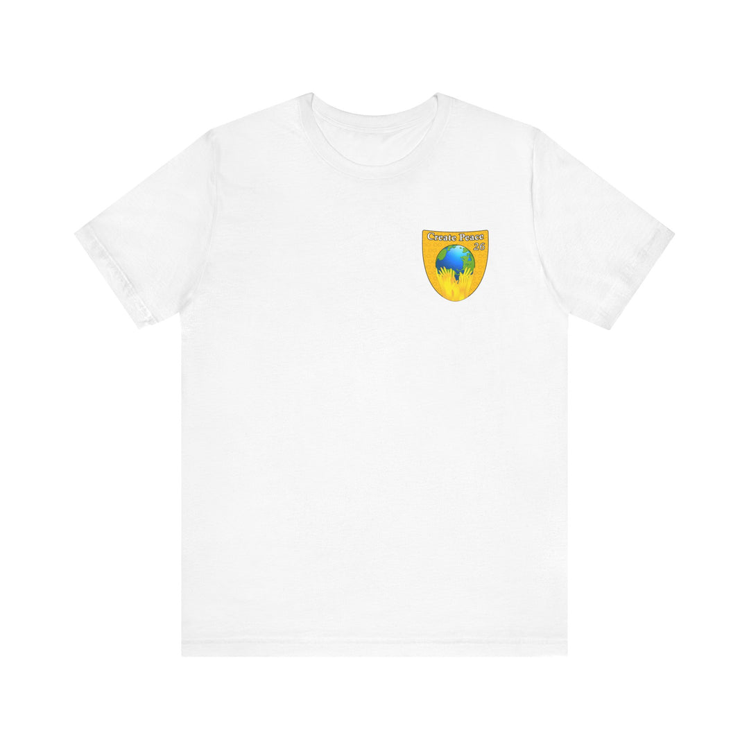 Create Peace 26 Unisex Short Sleeve Jersey