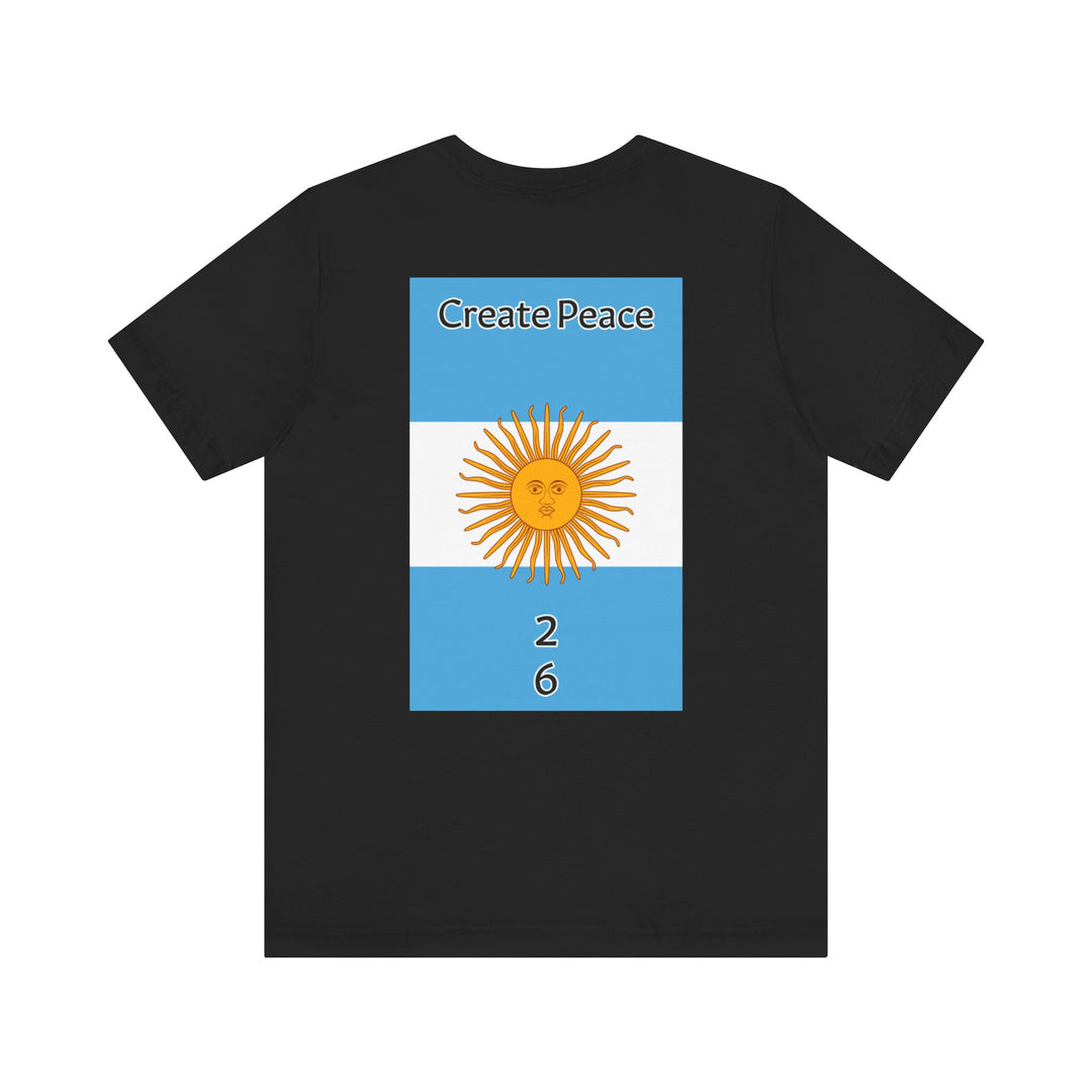Create Peace 26 Unisex short sleeve Jersey