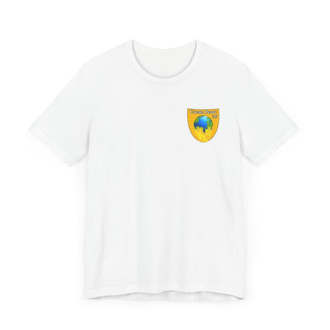 Create Peace 26 Unisex Short Sleeve Jersey