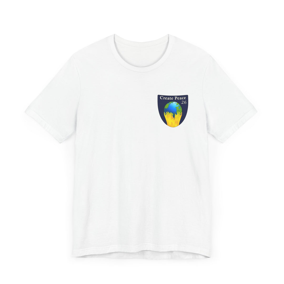 Create Peace 26 Unisex Short Sleeve Jersey