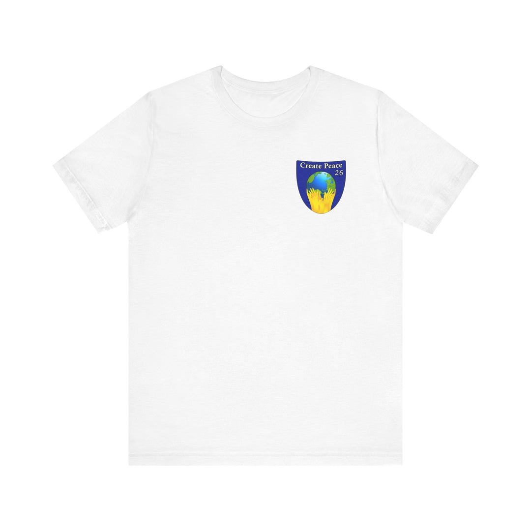 Create Peace 26  Unisex Short Sleeve Jersey