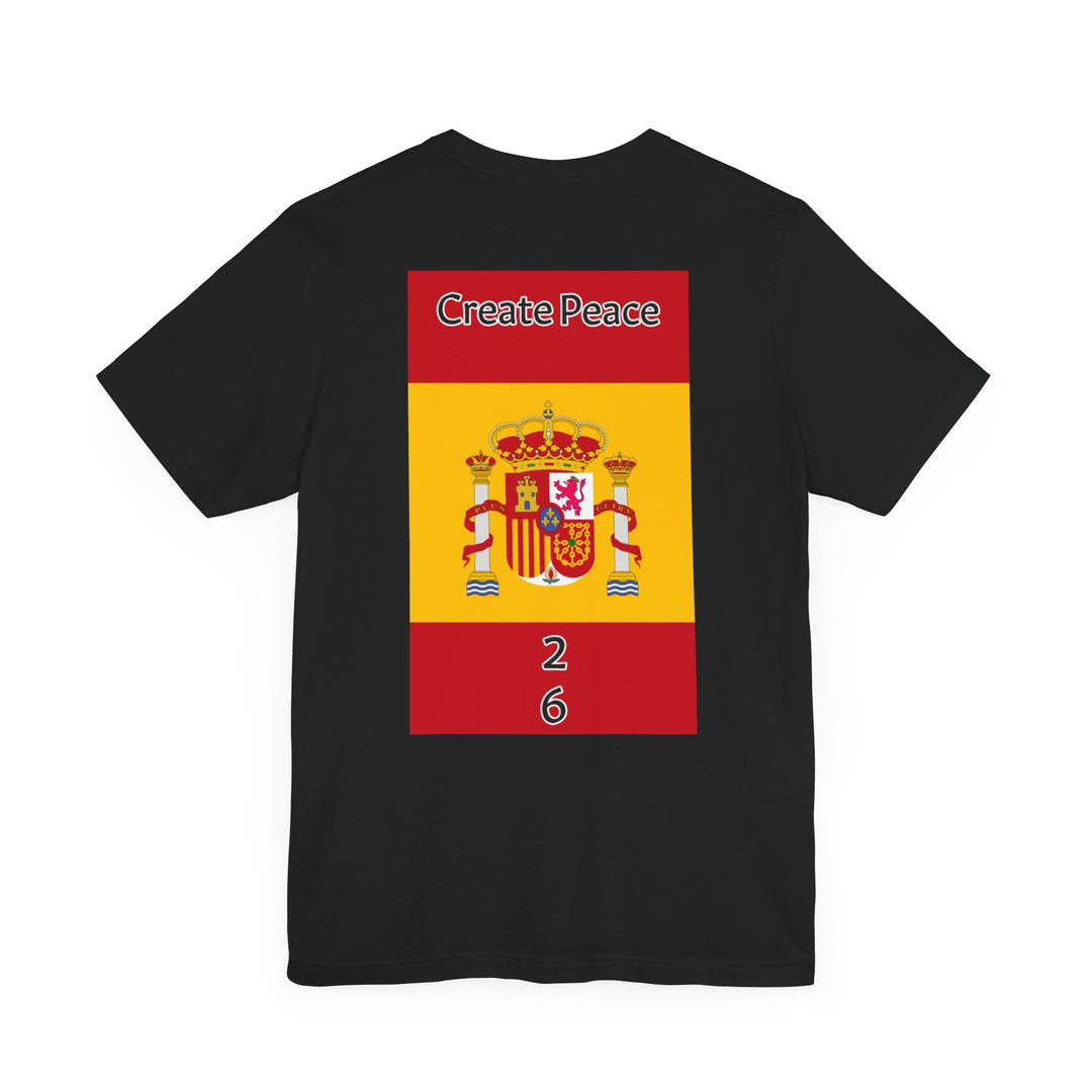 Create Peace 26 Unisex Short Sleeve Jersey