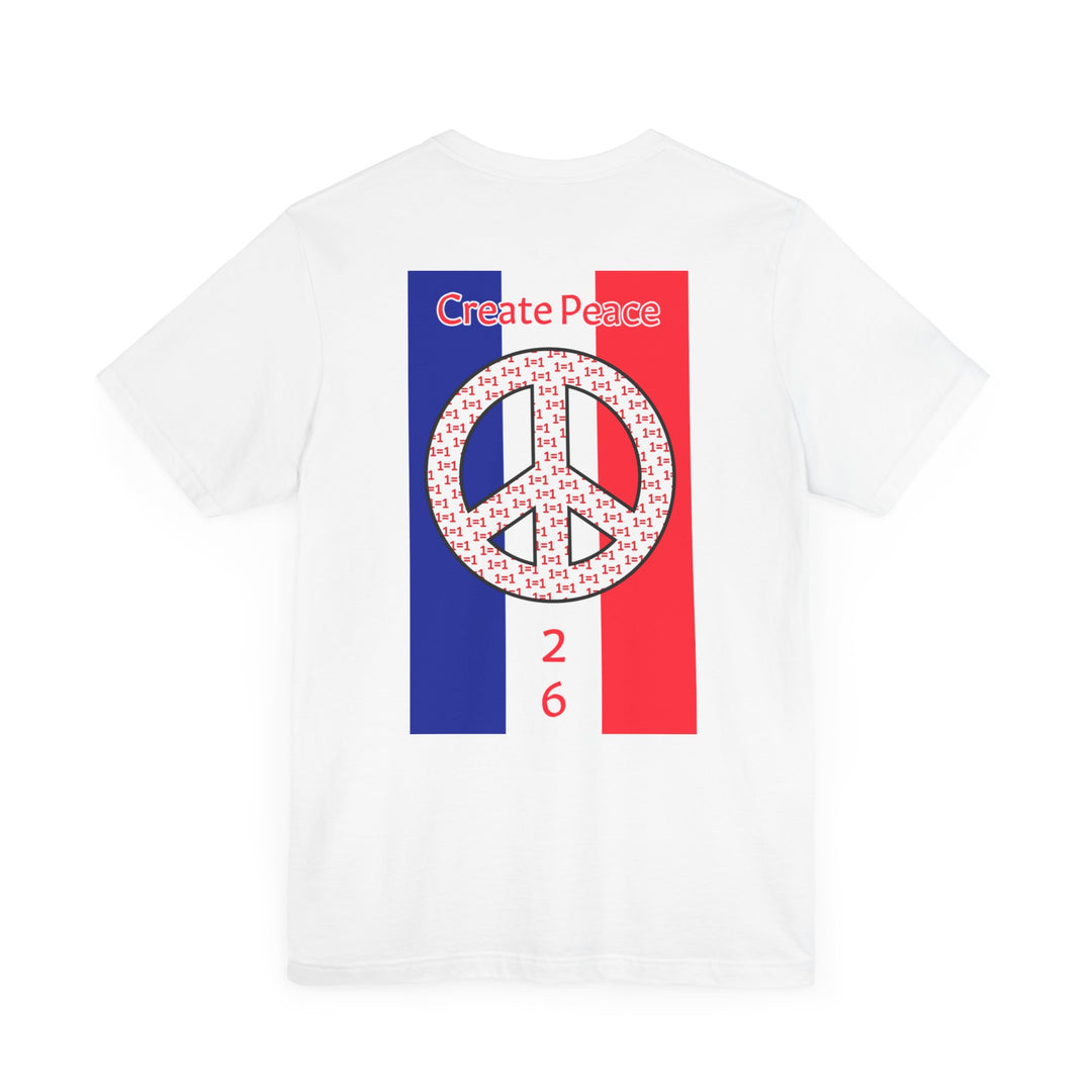 Create Peace 26  Unisex Short Sleeve Jersey