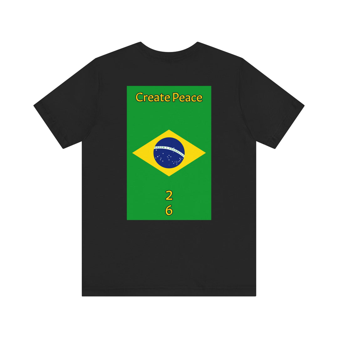 Create Peace 26 Unisex Short Sleeve Jersey