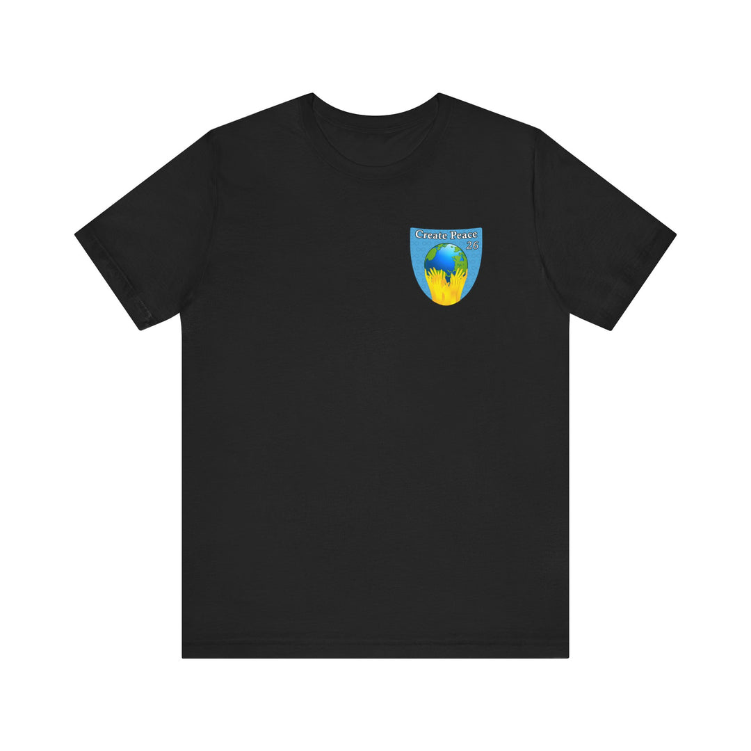 Create Peace 26 Unisex short sleeve Jersey